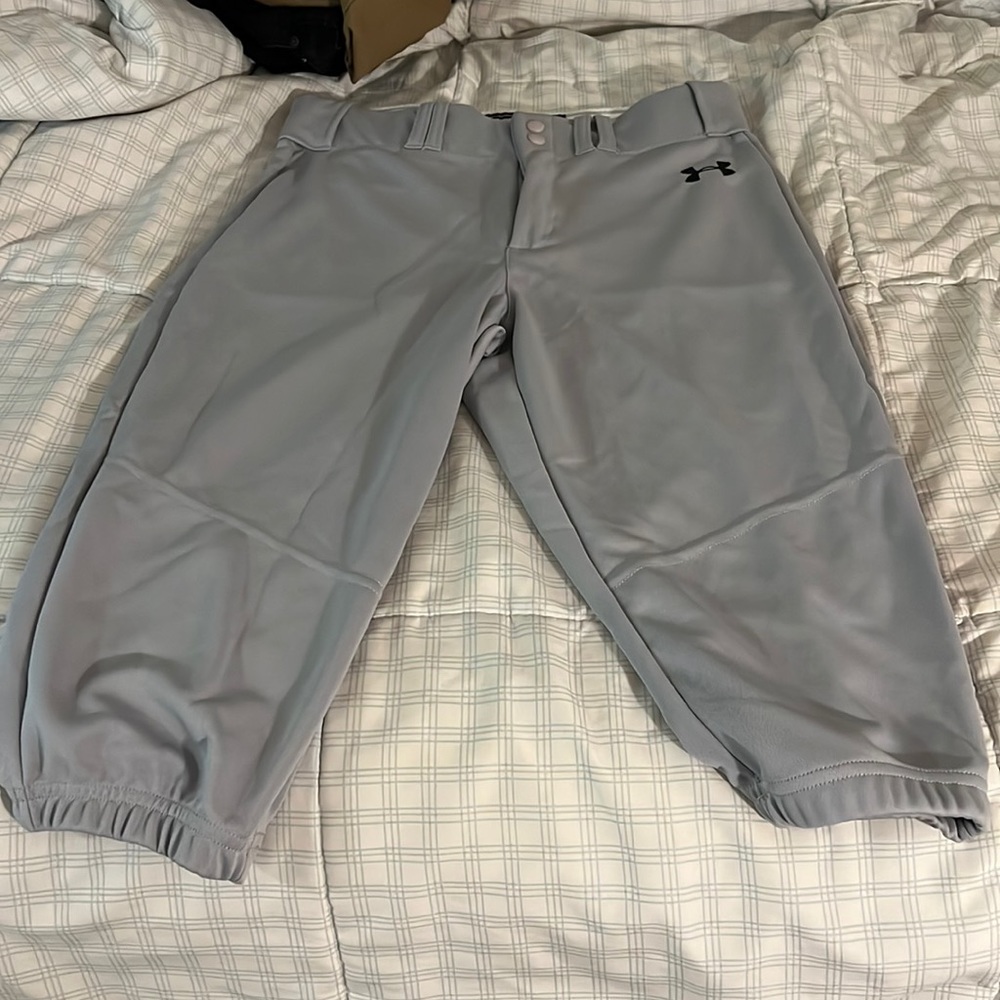 Under Armour Gray Knickers Baseball Pants